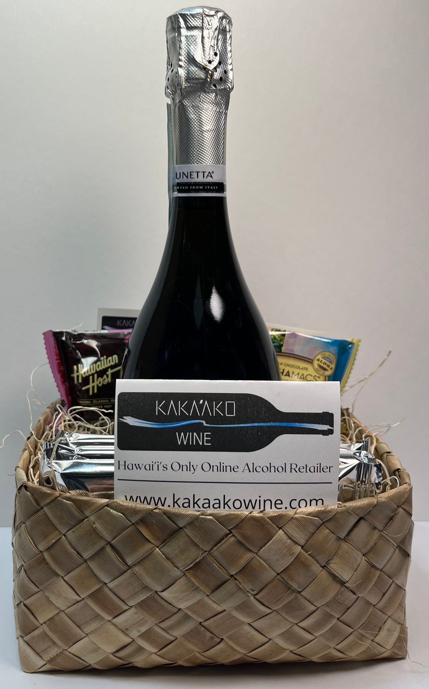 Sparkling Wine (1 bottle) Gift Basket