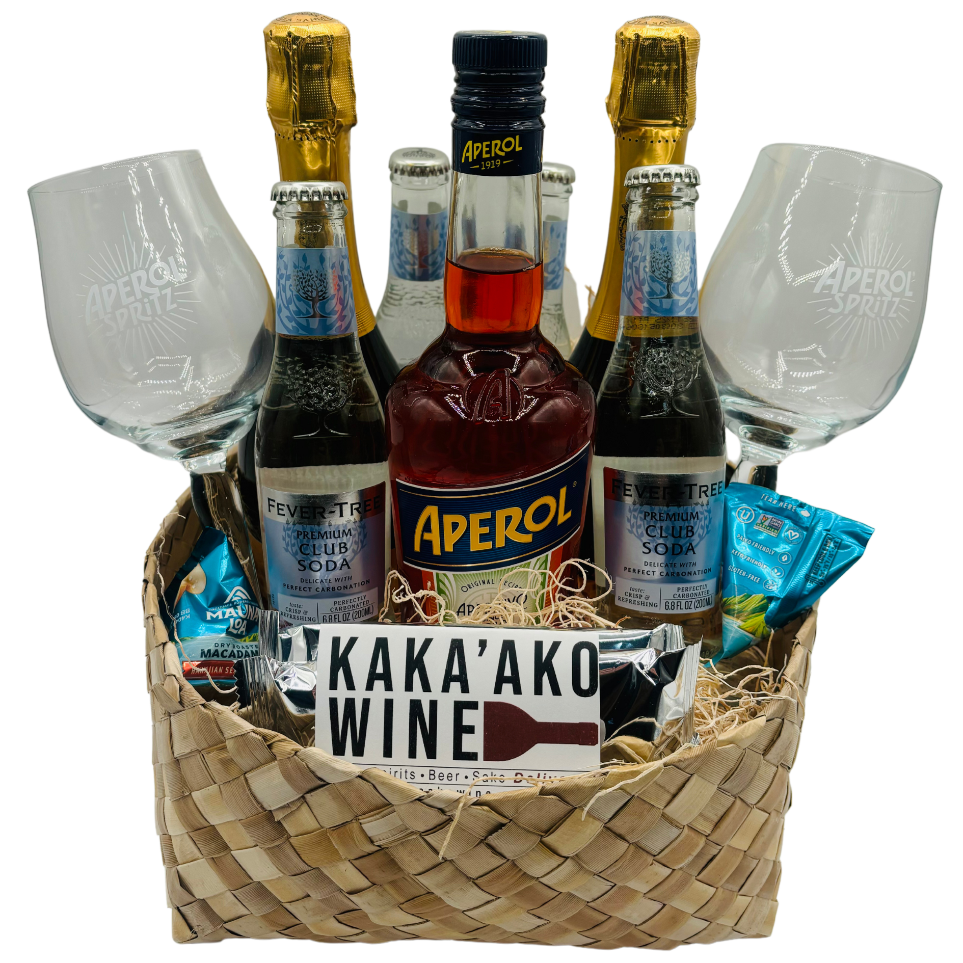 Aperol Spritz Cocktail Kit Gift Basket – Kakaako Wine