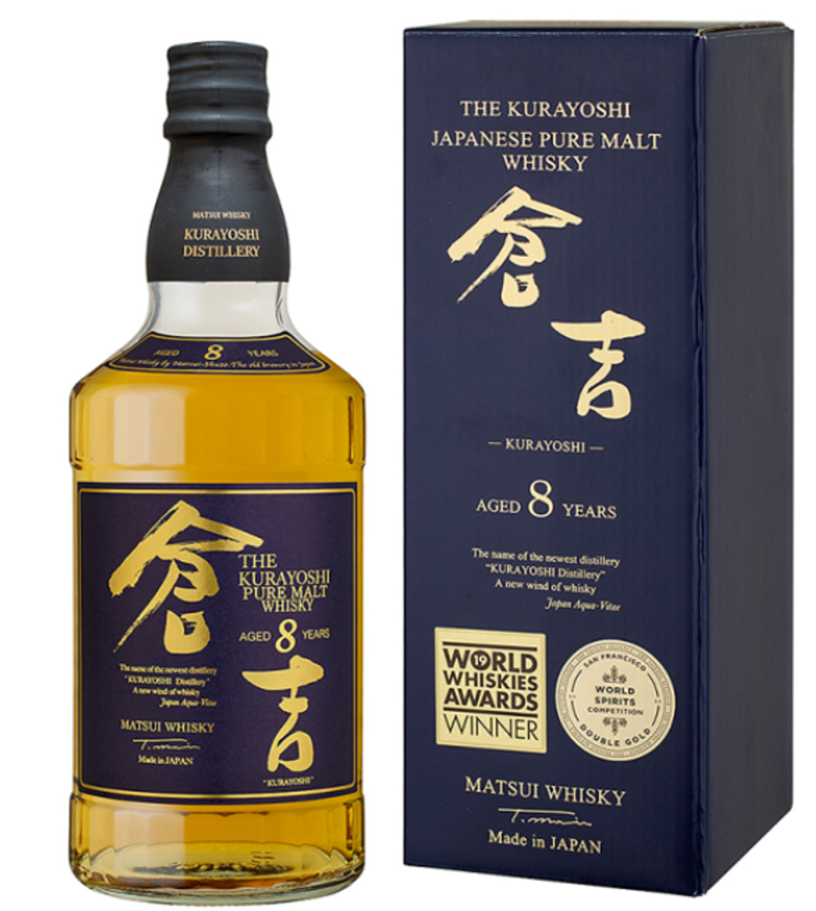 Matsui Kurayoshi 8 Years Old Pure Malt Whisky (750ml) – Kakaako Wine Matsui Kurayoshi 8 Years Old Pure Malt Whisky (750ml) – Kakaako Wine