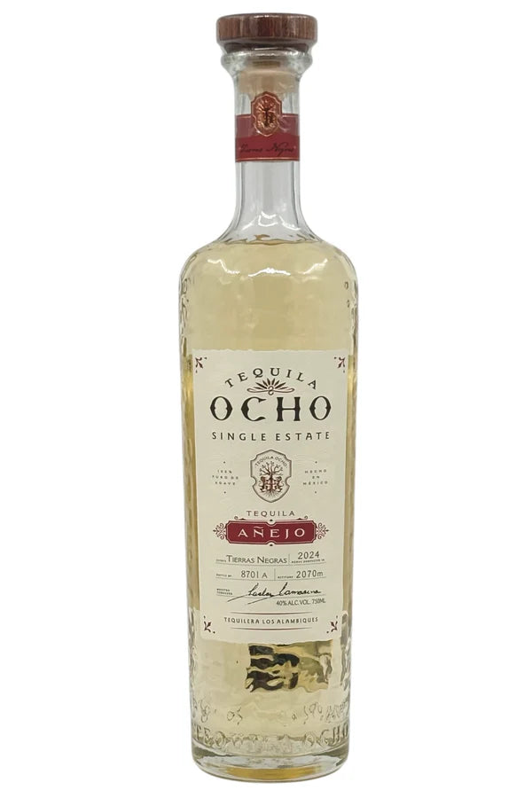 Tequila Ocho Single Estate Tierras Negras Anejo (750ml) – Kakaako Wine