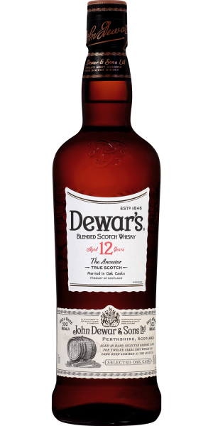 Dewar's Aged 12 Years Blended Scotch Whisky (750ml)