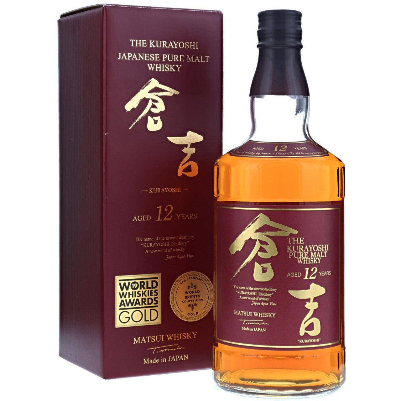 Matsui Kurayoshi 12 Years Old Pure Malt Whisky (750ml)
