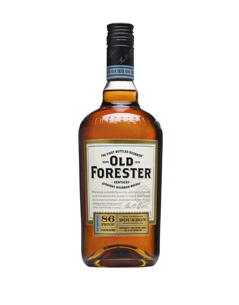 Old Forester Kentucky Straight Bourbon Whiskey 86 Proof (750ml)