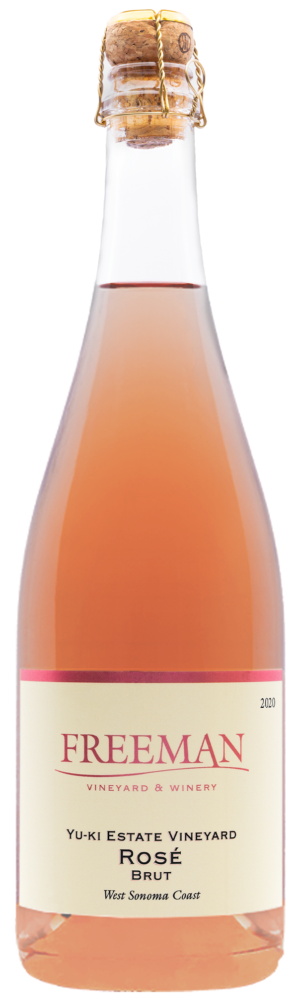 2021 Freeman Vineyard & Winery Yu-ki Estate Brut Rose