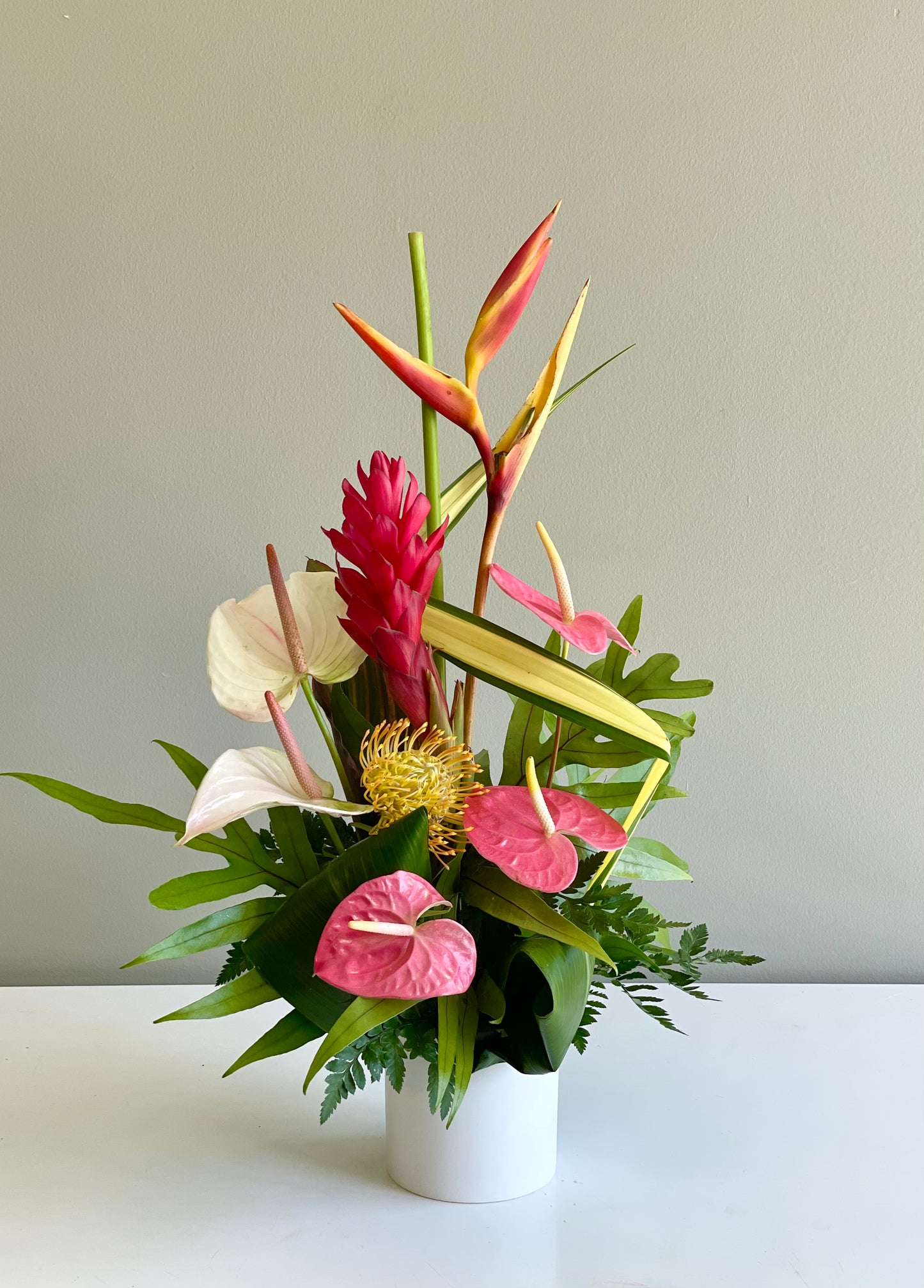 Upgrade 1-to-3 Bottle Purchase to a Medium Seasonal Flower Arrangement