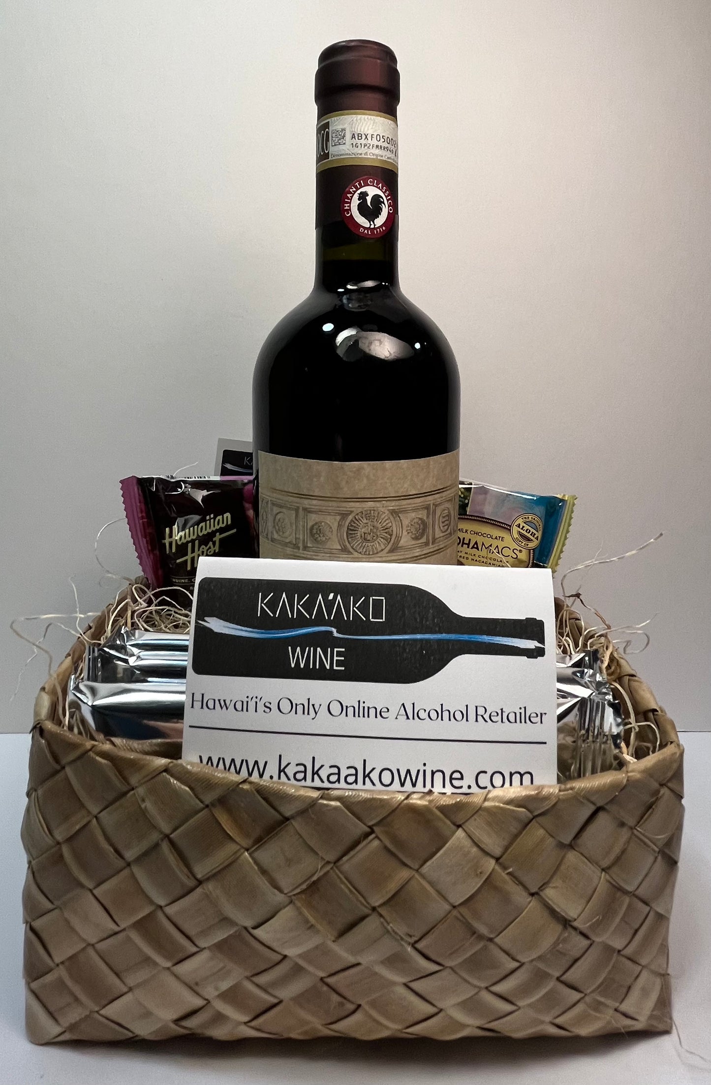 Gift Basket - Red Wine (1 Bottle)