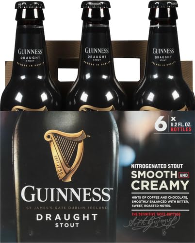 Guinness Draught Stout 6 Bottles (11.2oz)