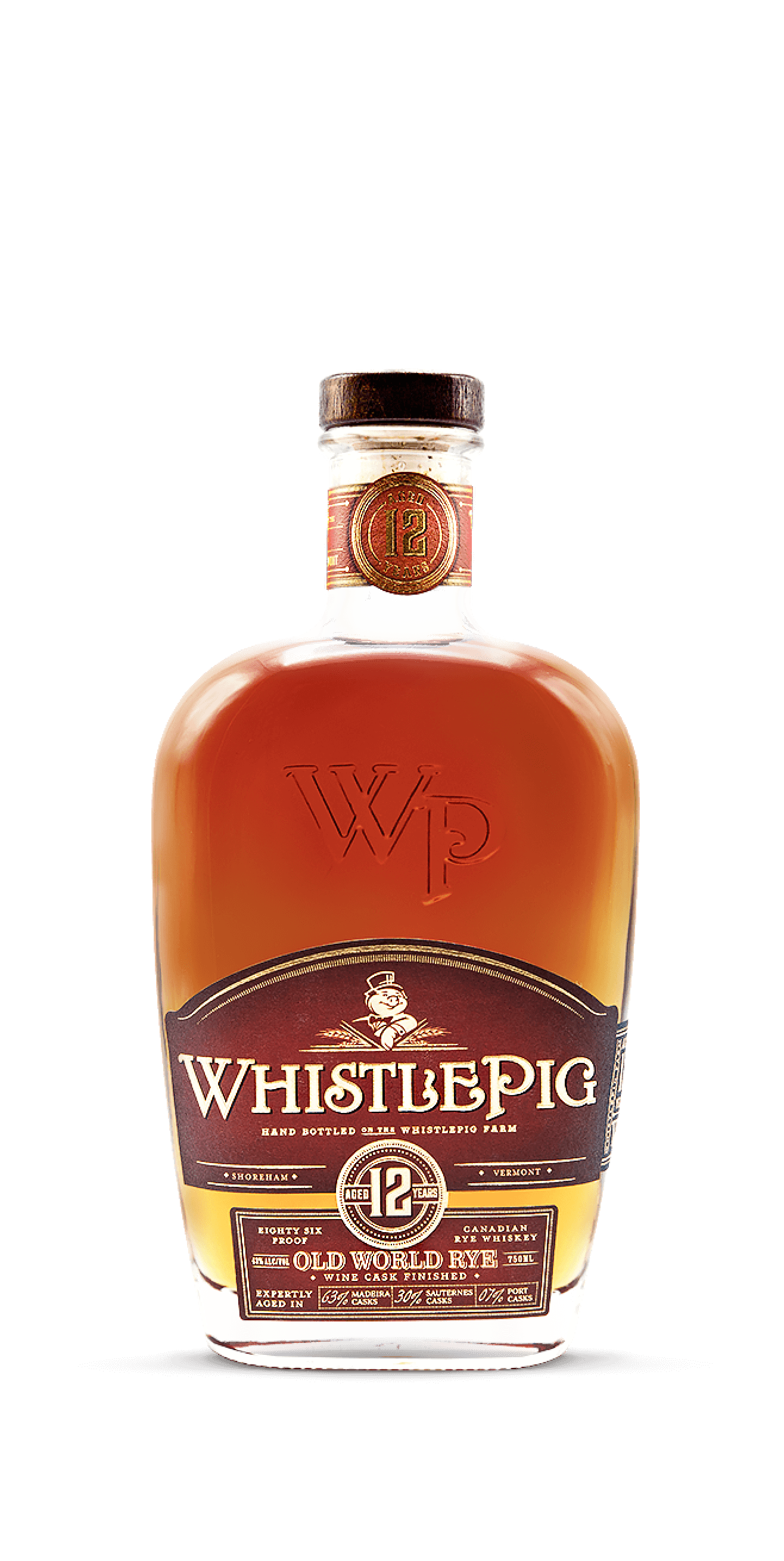 WhistlePig Old World Rye Aged 12 Years (750ml)