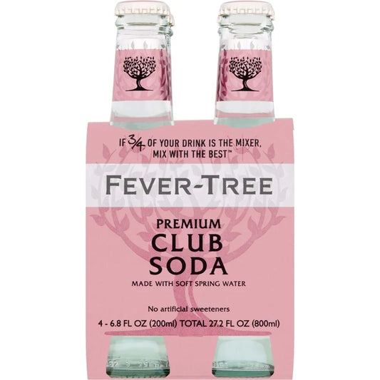 Fever Tree Club Soda (4 x 200 ml)