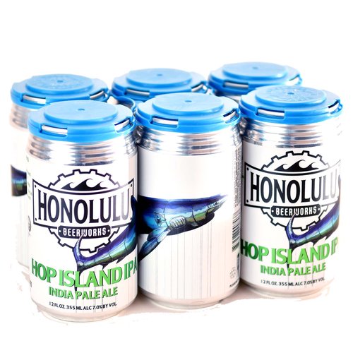 Honolulu Beerworks Hop Island IPA 6 Cans (12 oz)