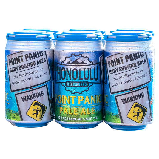 Honolulu Beerworks Point Panic Pale Ale 6 Cans (12 oz)