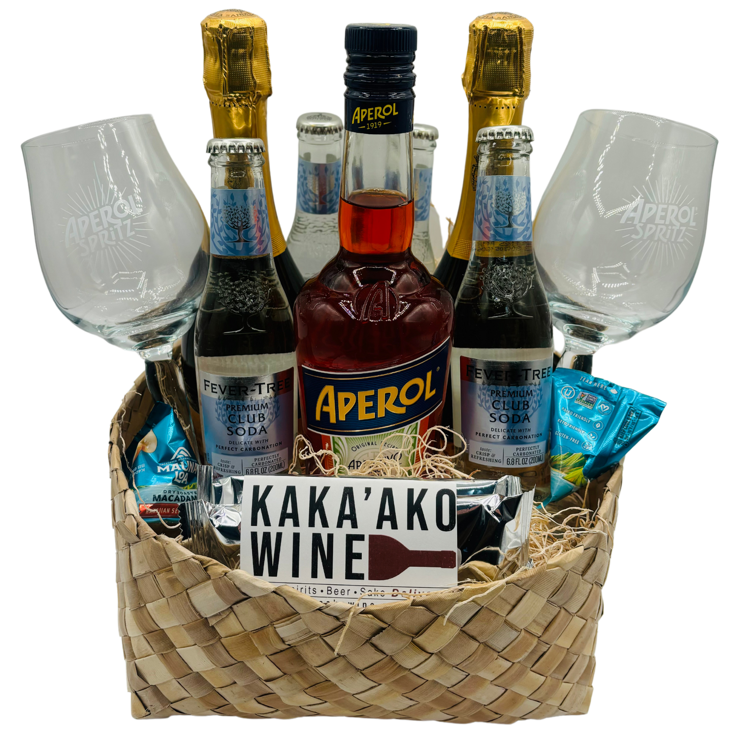 Aperol Spritz Cocktail Kit Gift Basket