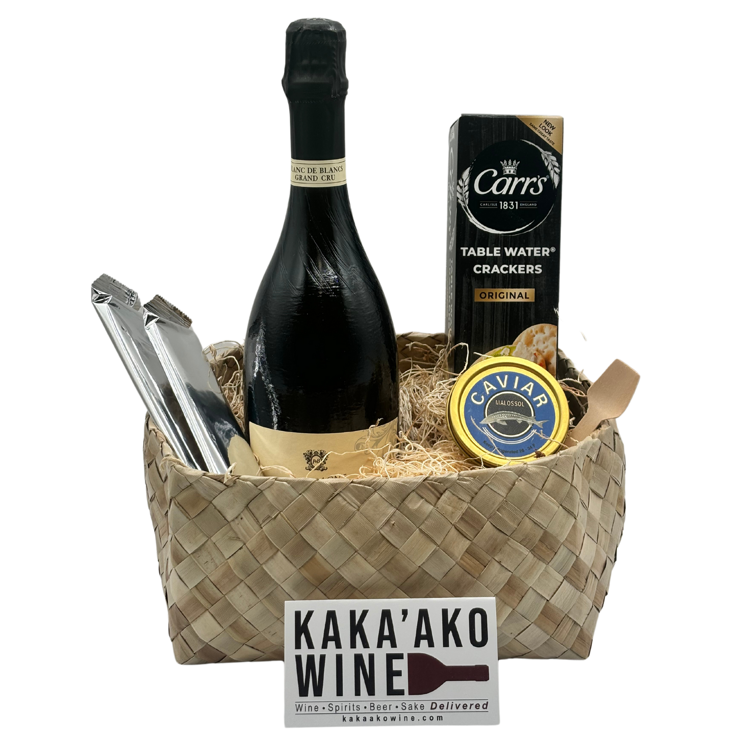 Champagne & Caviar Gift Basket