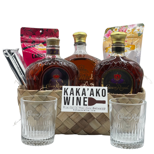 Crown Royal Premium Pack w/ 2 Rocks Glasses