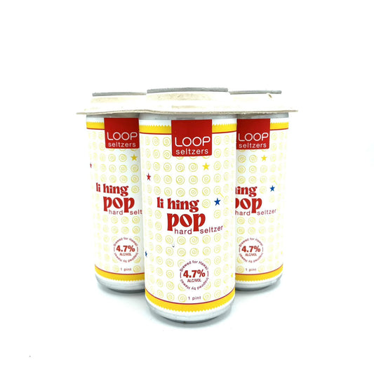 Beer Lab HI Li Hing Pop Seltzer 4 Cans (16 oz)