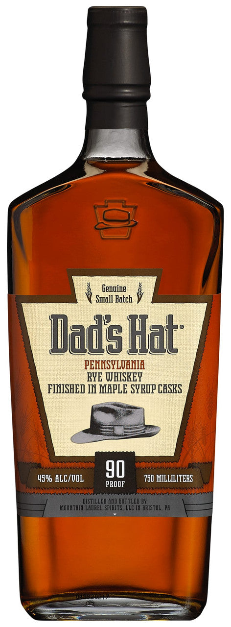 Dad’s Hat Pennsylvania Rye Whiskey Finished in Maple Syrup Casks (750 ml)