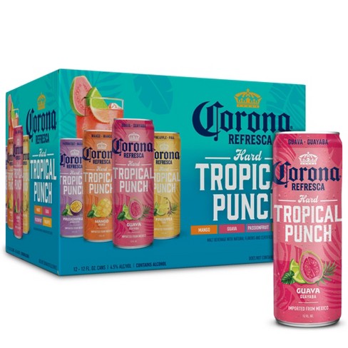 Corona Refresca Tropical Punch 12 Cans (12 oz)