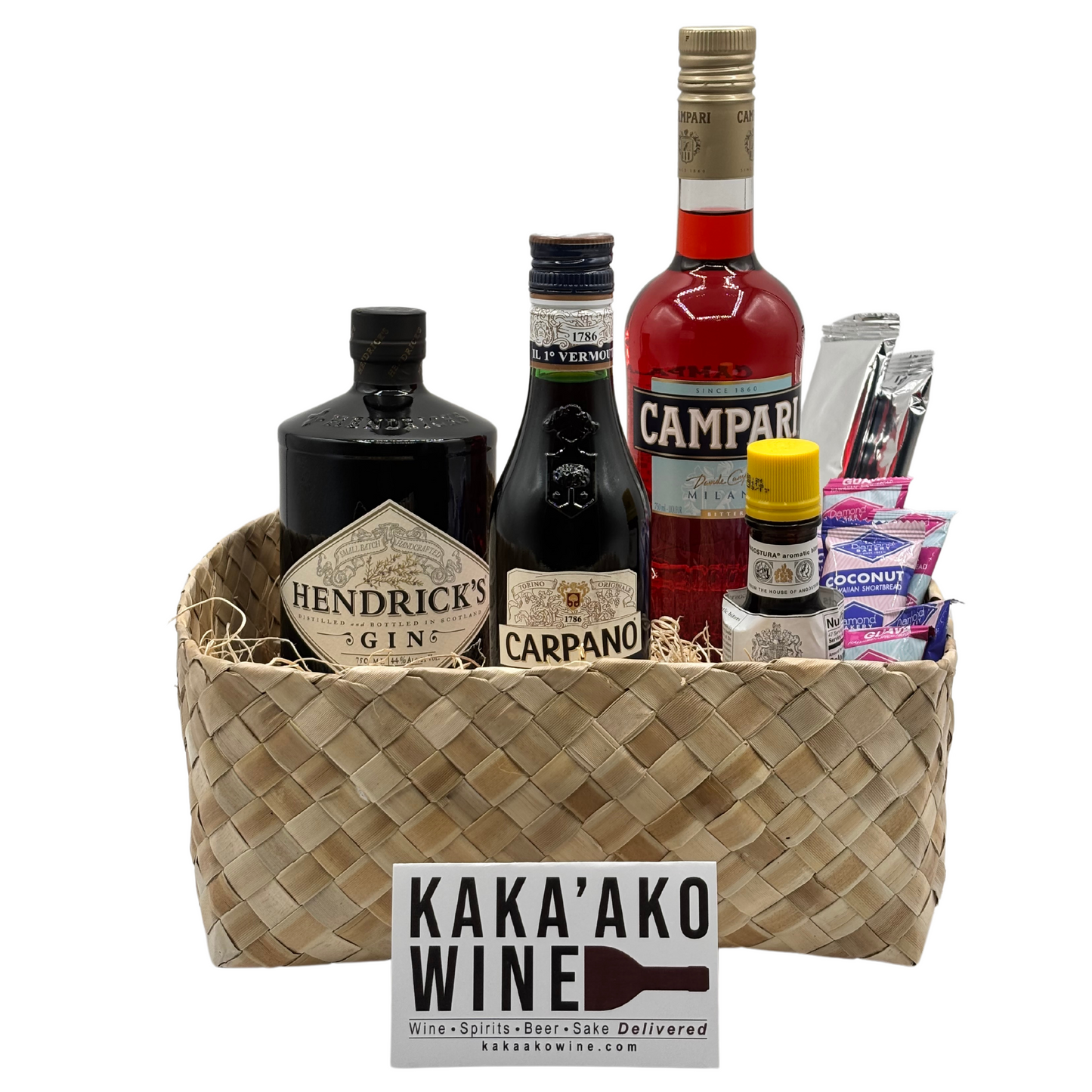 Classic Negroni Cocktail Kit Gift Basket