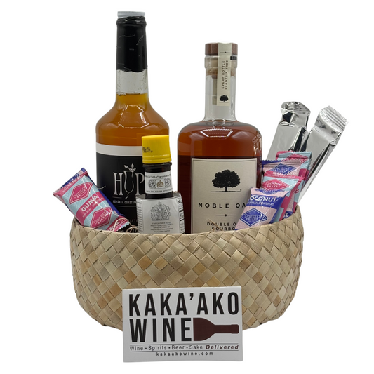 "Island Style" Old Fashioned Cocktail Kit Gift Basket