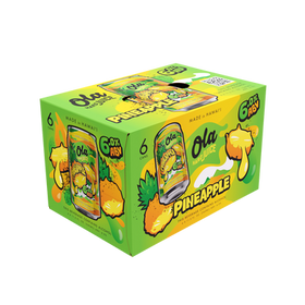 Ola Brew Hard Juice Pineapple 6 Cans (12 oz)