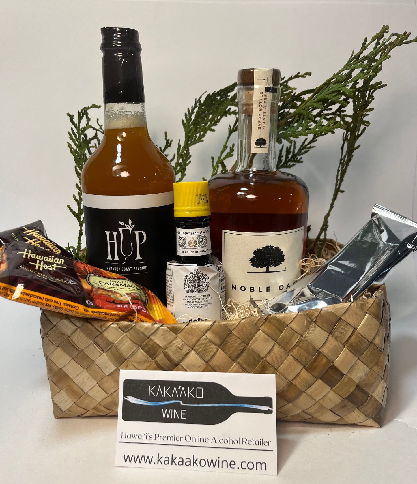 "Island" Old Fashioned Cocktail Gift Basket