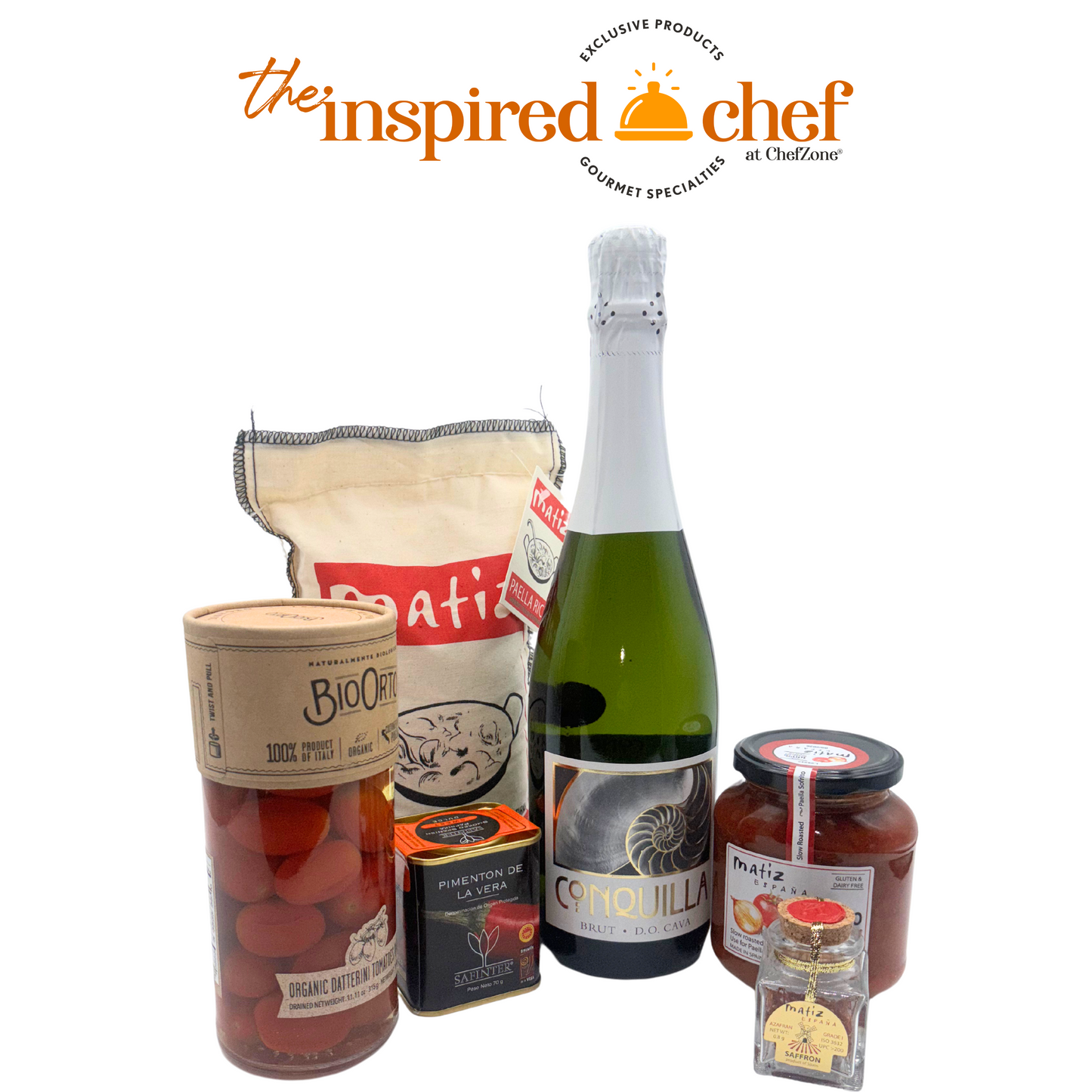 Cava and Fiesta de Paella Gift Basket