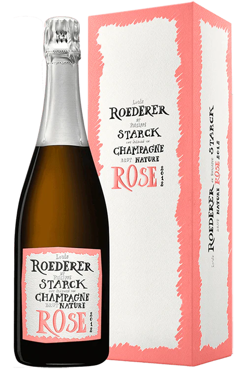 2015 Louis Roederer & Philippe Starck Brut Nature Rose