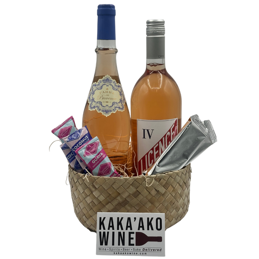 Double Pink Rosé Gift Basket (2 bottle)