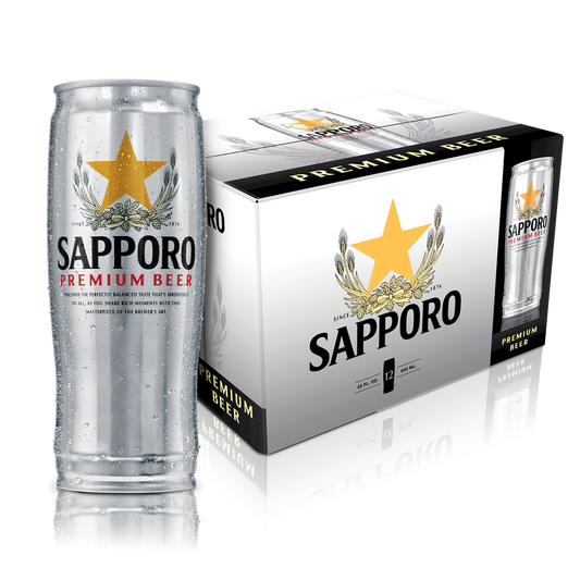 Sapporo Premium 12 Cans (22 oz)