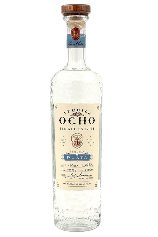 Tequila Ocho Single Estate La Mesa Tequila Plata (750ml)