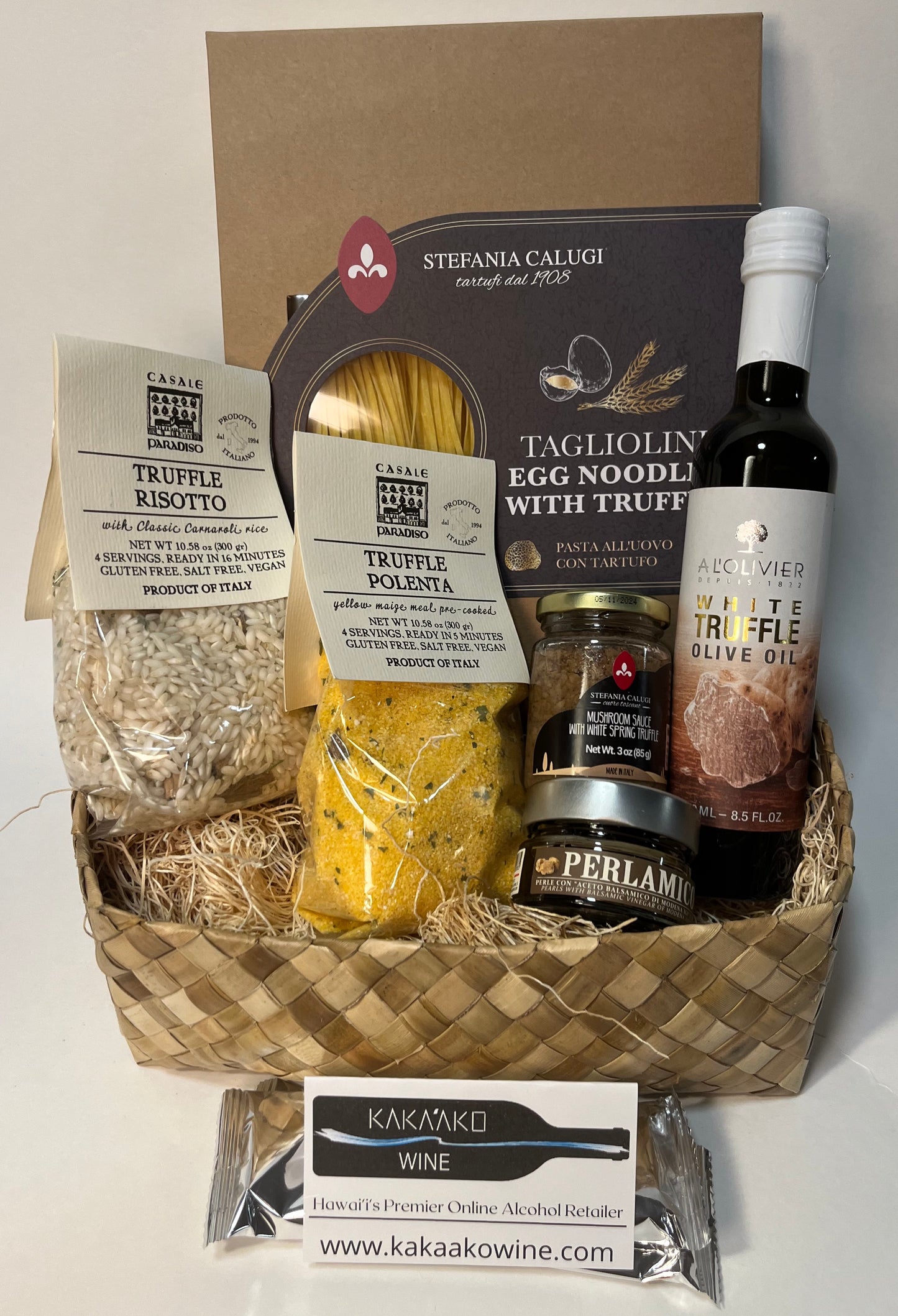 Upgrade Custom Bottle Purchase the "The Truffle Connoisseur’s Collection" by The Inspired Chef at Chef Zone Gift Basket