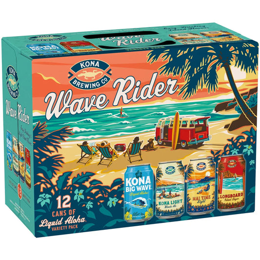 Kona Brewing Wave Rider Variety Pack 12 Cans (12 oz)