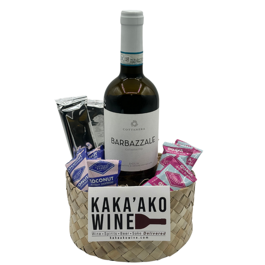 White Wine Gift Basket (1 Bottle)