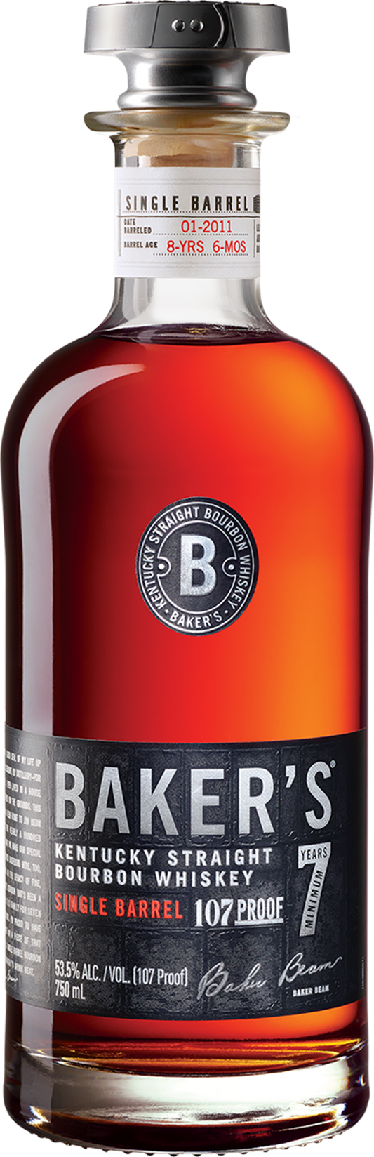 Baker's Bourbon 7 Year Single Barrel Whiskey (750ml)