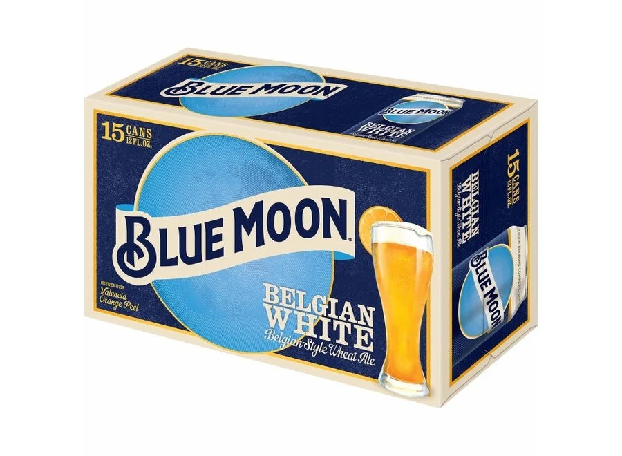 Blue Moon Brewing Belgian White 15 Cans (12 oz)