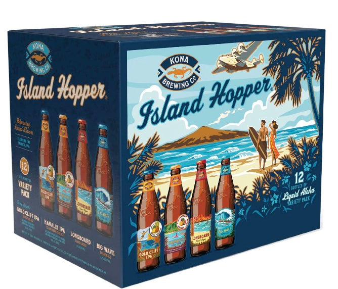 Kona Island Hopper Variety Pack 12 Bottles (12 oz)