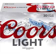 Coors Light 30 Cans (12 oz)