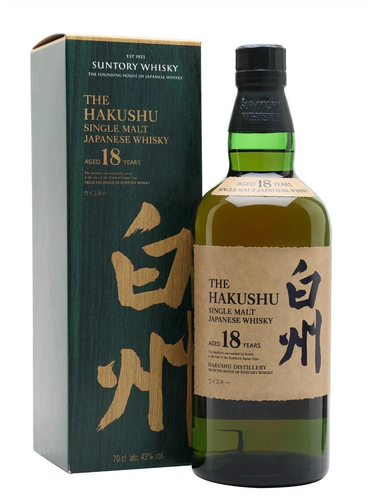 Hakushu 18 Years Old Single Malt Whisky (750ml)