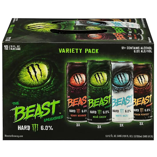 Monster Brewing The Beast Unleashed Variety Pack 12 Cans (12 oz)