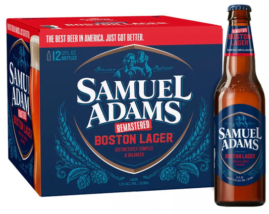 Samuel Adams Brewery Boston Lager 12 Bottles (12 oz)