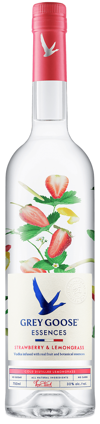 Grey Goose Essences Strawberry & Lemongrass (750ml)