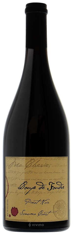 2021 Coup de Foudre Winery Pinot Noir Sonoma Coast