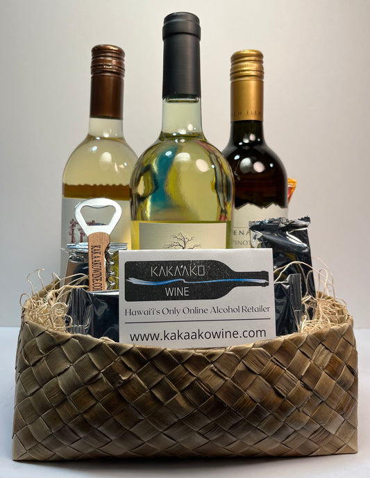 Gift Basket - White Wine (3 Bottles)