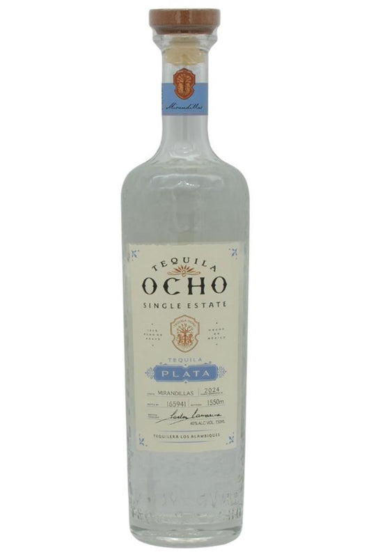 Tequila Ocho Single Estate Laguna Colorada Tequila Plata (750ml)