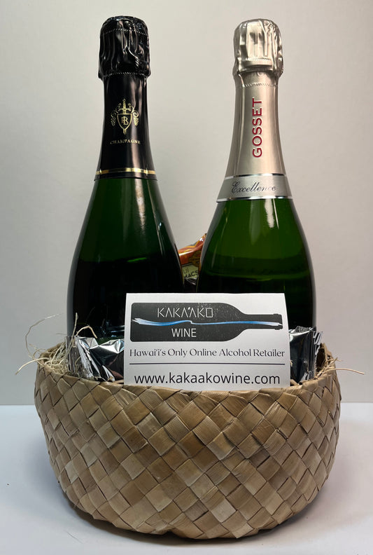 Champagne (2 bottles) Gift Basket
