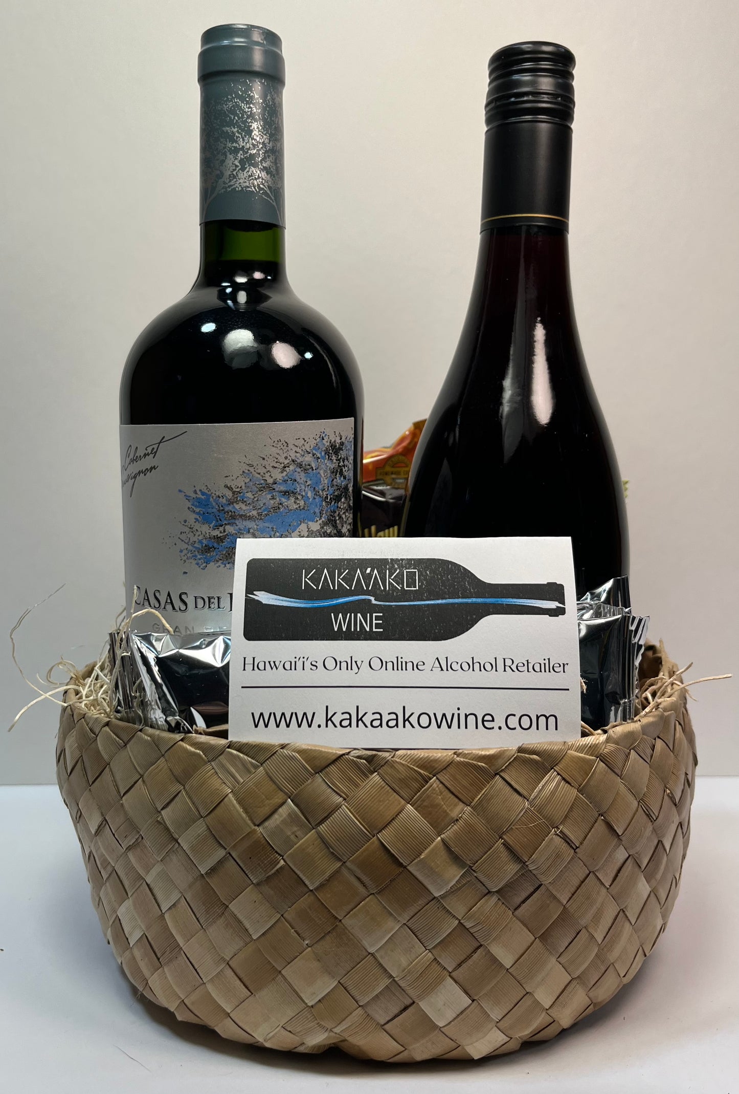 Red Wine (2 bottles) Gift Basket