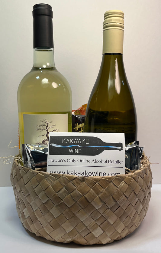 Gift Basket - White Wine (2 Bottles)
