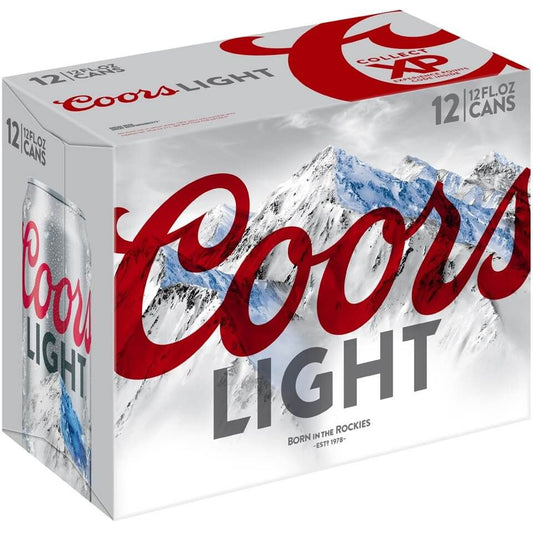 Coors Light 12 Cans (12 oz)