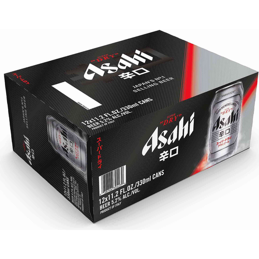 Asahi Super Dry 12 Cans (12 oz)