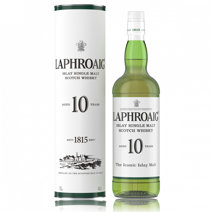 Laphroiag Islay Single Malt Scotch Whisky 10 Year (750ml)
